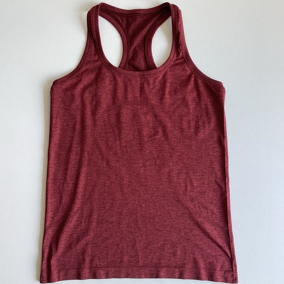 Lululemon Swiftly Tech Racerback Tank Garnet Size 8 - Picture 2 of 6